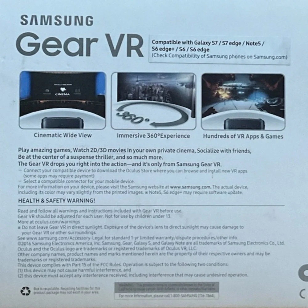 Samsung Gear VR “Oculus”